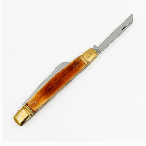 قلمتراش دو تیغه دسته استخوان 12 سانتیمتر / استاد