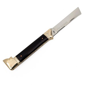 قلمتراش یک تیغه دسته آبنوس 13سانتیمتر /باسکرویل