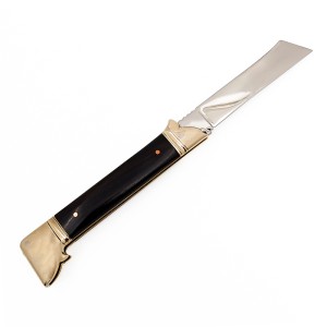 قلمتراش یک تیغه دسته آبنوس 13سانتیمتر /باسکرویل