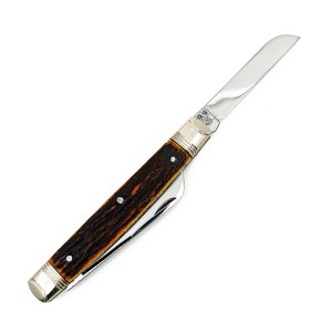 قلمتراش دو تیغه دسته شاخ 12 سانتیمتر / استادحسین زنجانی