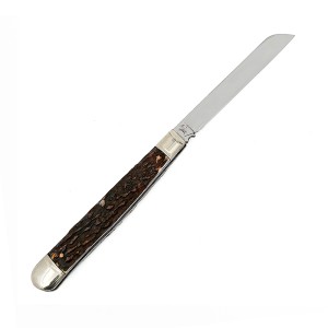 قلمتراش یک تیغه دسته شاخ 11 سانتیمتر / استادجواد توسلی