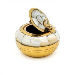 دوات برنجی صدف کوب