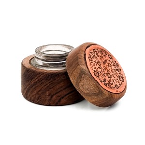 دوات چوبی طرحدار مسی