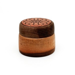 دوات چوبی طرحدار مسی