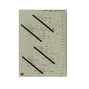 خط کش مخصوص چلیپای شکسته  A5