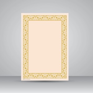 کاغذ ابروباد چاپی (طلاکوب)،30*21 A4) cm)، کد 700، (بسته 10 عددی)