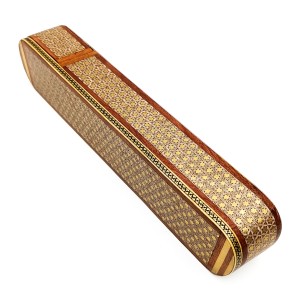 جاقلمی نقاشی خاتم و تشعیر طرح  بانو رنگ آبی