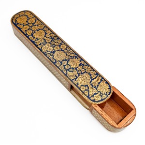 جاقلمی نقاشی خاتم و تشعیر مدل سرمه ای