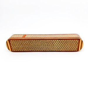 جاقلمی نقاشی خاتم و تشعیر مدل فیروزه ای