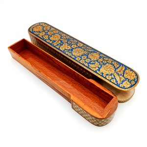 جاقلمی نقاشی خاتم و تشعیر مدل آبی