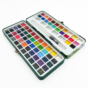 آبرنگ 72 رنگ نیمه حرفه ای جورجینا