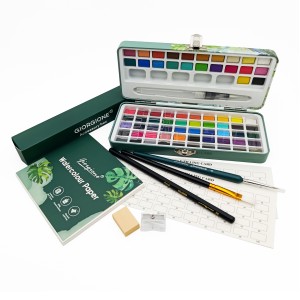 آبرنگ 72 رنگ نیمه حرفه ای جورجینا