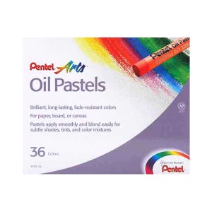 پاستل روغنی 36 رنگ برند پنتل