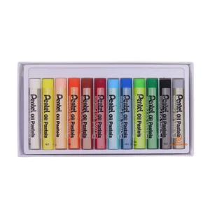 پاستل روغنی 12 رنگ برند پنتل