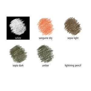 مداد پاستلی 6 رنگ حرفه ای  برند استدلر