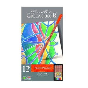 مداد پاستل 12 رنگ برند کرتاکالر