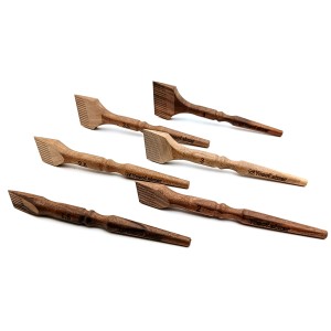 ست قلم پارویی یک تکه 6 عددی همراه با استند