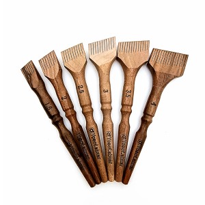 ست قلم پارویی یک تکه 6 عددی همراه با استند