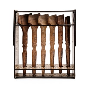 ست قلم پارویی یک تکه 6 عددی همراه با استند