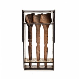 ست قلم پارویی یک تکه 3 عددی (بزرگ) همراه با استند