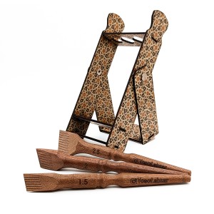 ست قلم پارویی یک تکه 3 عددی (کوچک) همراه با استند