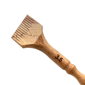 ست قلم پارویی یک تکه 3.5 سانت همراه با استند