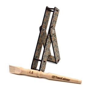 ست قلم پارویی یک تکه 1.5 سانت همراه با استند