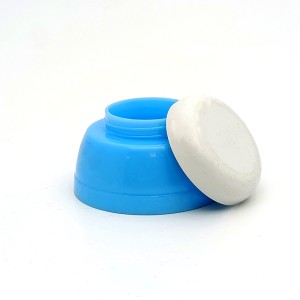 دوات پلاستیکی گرد آبی درب کوچک