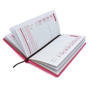 سالنامه  1405 -رنگی کوچک طرح چرم