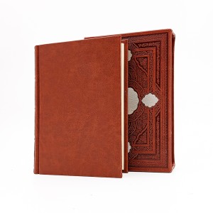 فالنامه دیوان حافظ شیرازی نشرانتشارات اسلامی  طرح پلاک سنتی(قطع جیبی،طرح چرم، قابدار)