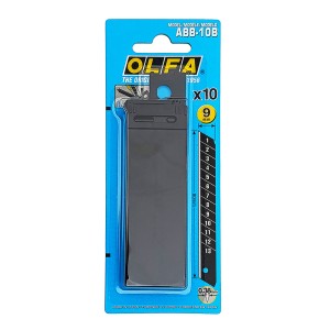 تیغ کاتر فولادی کوچک ده ورقی الفا 45 درجه ABB 10