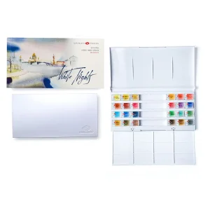 آبرنگ 24 رنگ برند سن پترزبورگ