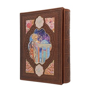 کلیات سعدی نشر پیام عدالت (قطع وزیری، طرح چرم، کاغذ تحریر)