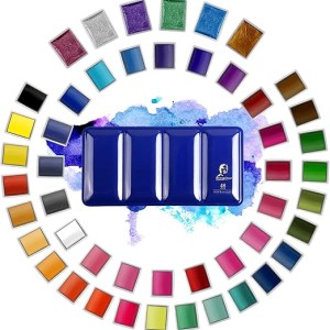 آبرنگ 48 رنگ حرفه ای جورجینا