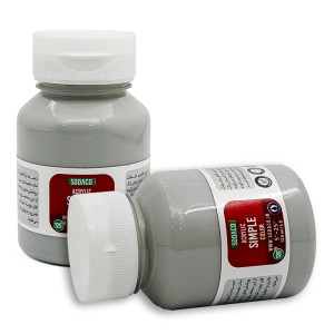 رنگ اکریلیک ساده 125 میل طوسی برند سوداکو کد02395