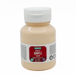 رنگ اکریلیک ساده 125 میل بدن برند سوداکو کد 02331
