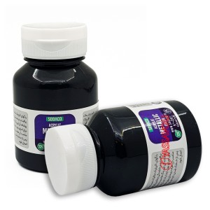 رنگ اکریلیک متالیک 125 میل مشکی برند سوداکو کد 02224