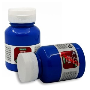 رنگ اکریلیک ساده 125 میل آبی سرولین برند سوداکو کد 02315