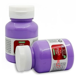 رنگ اکریلیک ساده 125 میل بنفش برند سوداکو کد 02397