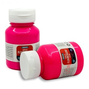 رنگ اکریلیک فلورسنت 125 میل سرخابی برند سوداکو کد 02728