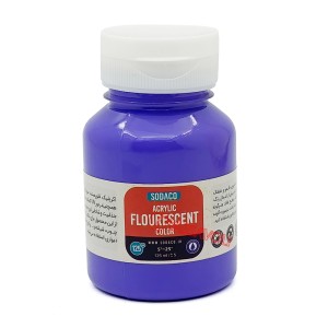 رنگ اکریلیک فلورسنت 125 میل بنفش وینزور برند سوداکو کد 02733