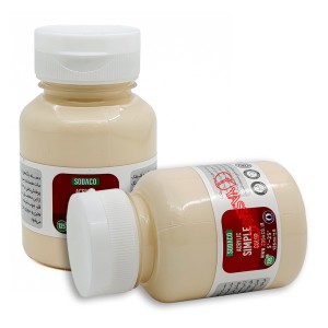 رنگ اکریلیک ساده 125 میل کرم برند سوداکو کد02329