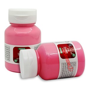 رنگ اکریلیک ساده 125 میل صورتی برند سوداکو کد 02394