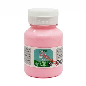 رنگ اکریلیک پاستلی 125 میل صورتی روشن برند سوداکو کد 02774