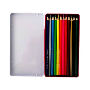 مداد رنگی 12 رنگ جعبه فلزی الیگیتور