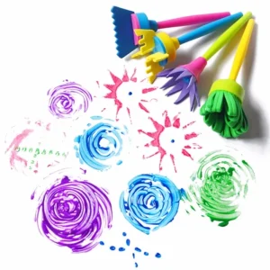 ابزار نقاشی مدل جارویی 4 عددی برند الیزا ELIZA