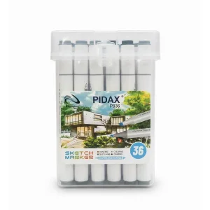 ماژیک راندو 2 سر براش برند پیداکس 36 رنگ