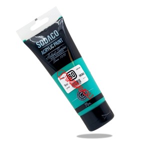 رنگ اکریلیک تیوپ ساده 75 میل ویردین برند سوداکو کد 08360