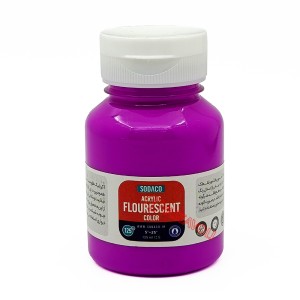 رنگ اکریلیک فلورسنت 125 میل بنفش کبالت برند سوداکو کد02747