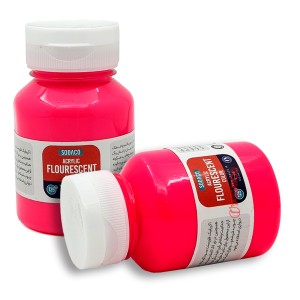 رنگ اکریلیک فلورسنت 125 میل صورتی برند سوداکو کد 02794